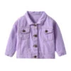 Distressed Denim Jacket | Purple - Affordable Baby