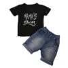 Mama's Boy Denim Set - Affordable Baby -MY LITTLE SHOP product image 309824779