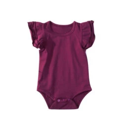 Flutter Bodysuit | Burgundy - Affordable Baby