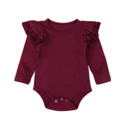 Long Sleeve Flutter Bodysuit | 8 Colours - Affordable Baby -MY LITTLE SHOP product image 614887144 02ae9aac 84b6 4a4c 8a3b 574028e69939 removebg preview 1 Copy