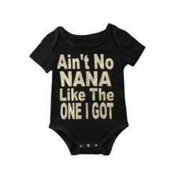 Ain't No Nana Gold Glittery Bodysuit - Affordable Baby