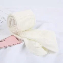 Ribbed Winter Stockings | White - Affordable Baby