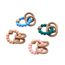 CMC GOLD - Hex & Silicone Teether - CMC Gold