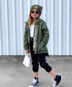 Winter And Raven - Khaki Anorak - Winter And Raven