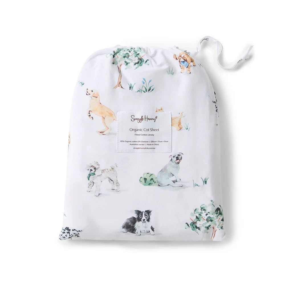 Snuggle Hunny Kids - Organic Fitted Cot Sheet | Dog Park - Snuggle Hunny Kids Snuggle Hunny Kids - Organic Fitted Cot Sheet | Dog Park - Snuggle Hunny Kids -MY LITTLE SHOP snuggle hunny dogs cot sheet 4 3000x cfcf6f10 1e4e 4cab aa64 1ccc9bcc7d2f