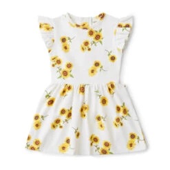 Snuggle Hunny Kids - Organic Dress | Sunflower - Snuggle Hunny Kids -MY LITTLE SHOP snuggle hunny sunflower short sleeve dress frill 1 3000x 8d94dc02 9de0 4f1e a078 8dc2a98f30bf