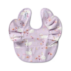 Snuggle Hunny Kids - Waterproof Frill Snuggle Bib | Swan Lake - Snuggle Hunny Kids