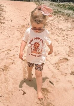 Tales Of The Sun - Keep Our Earth Happy T-Shirt | Whisper White - Tales Of The Sun