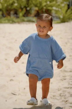 All Fenix - Mini Terry Romper | Blueberry - All Fenix -MY LITTLE SHOP tashandrem MiniTerryRomper Blueberry 12 copy