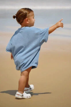 All Fenix - Mini Terry Romper | Blueberry - All Fenix -MY LITTLE SHOP tashandrem MiniTerryRomper Blueberry 15 copy