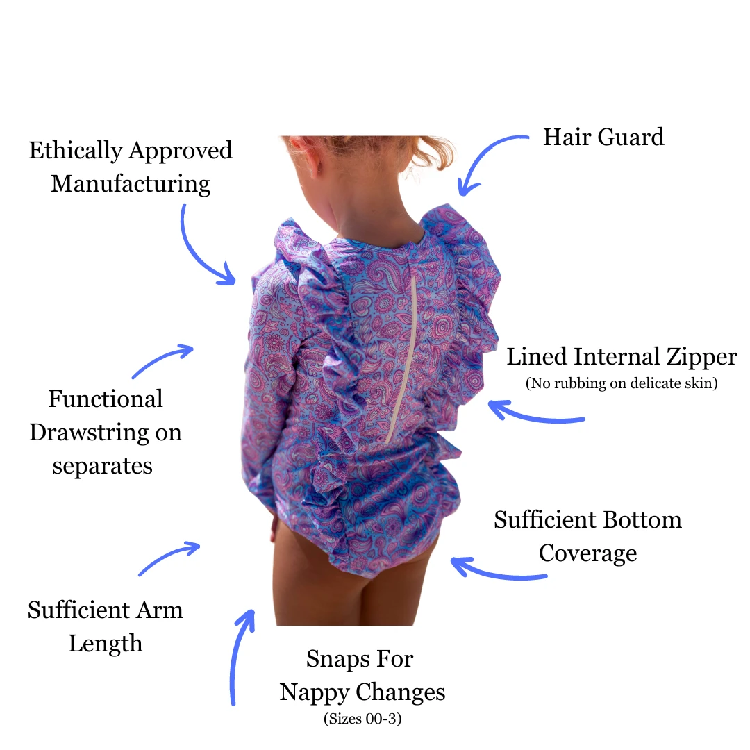 Fernleigh Avenue - Ava Kids Long Sleeve Solid Back Swimsuit - Fernleigh Avenue Fernleigh Avenue - Ava Kids Long Sleeve Solid Back Swimsuit - Fernleigh Avenue -MY LITTLE SHOP wAnez8nQ 1