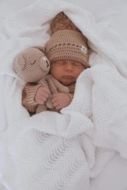 3 Little Crowns - Wave Knit Blanket | Ivory - 3 Little Crowns -MY LITTLE SHOP wrappedinwave 1024x1024 2x 1379d5c8 fa4e 4cec a20e 59c26810a960